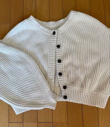 SeaRoomlynn 화이트 긴팔 가디건