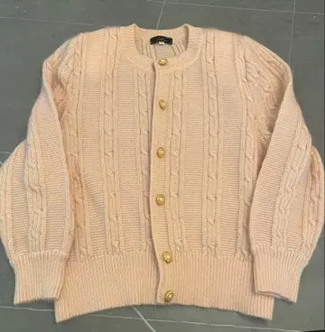 일본제 레리안 leilian 실크 울 펄 가디건 미사용