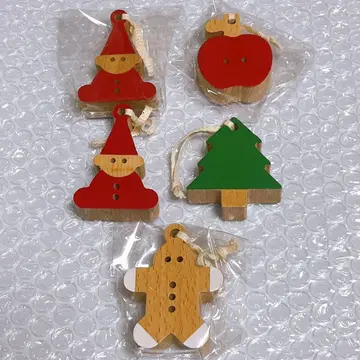 무인양품 MUJI 크리스마스 오너먼트 5세트
