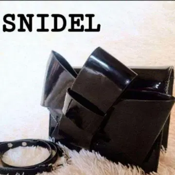 [새상품급] snidel 리본 디자인 숄더백 2way 파티