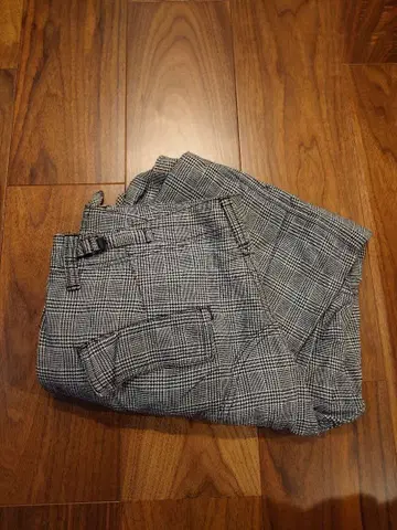 bal 체크 카고 팬츠