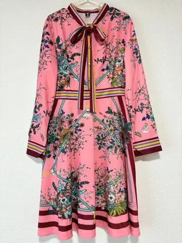 FEIINVAN 보타니컬 플라워 꽃무늬 원피스