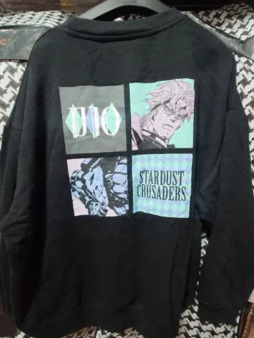 새상품 DIO 맨투맨 4L 블랙 아베일