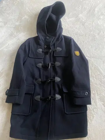 네이비 더플 코트 엠블럼 부착 (호세이 니추코)