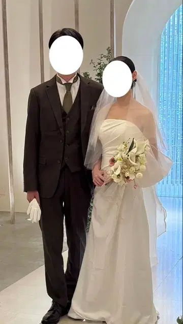 오프숄더 웨딩 드레스