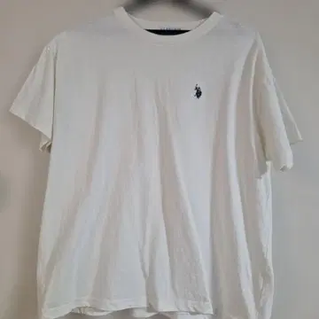 U.S. POLO ASSN. 화이트 반팔 T셔츠 F