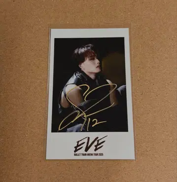 초특급 EVE 미니 포토 사인 마사히로