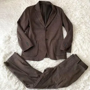 유니클로 셋업 하운드투스 브라운