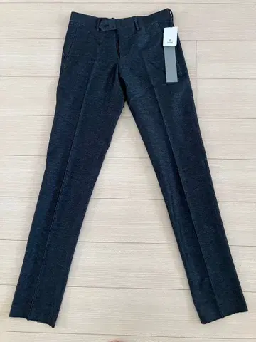 미사용 데님 테이스트 저지 슬랙스 블랙 44 나노 유니버스