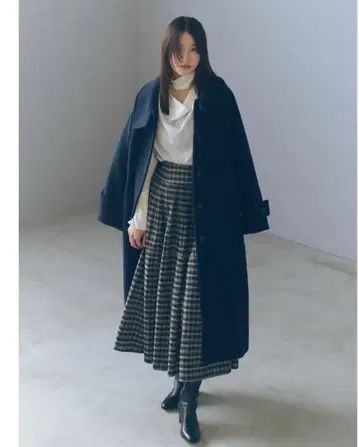 빅 칼라 울 코트