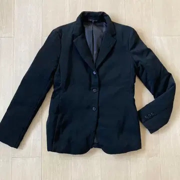 띠어리 테일러드 다운 자켓 사이즈 2 블랙