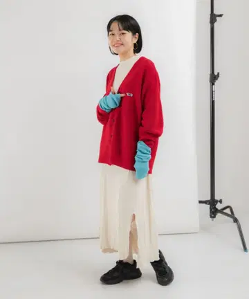 새상품 PENNEYS THE FOX V넥 니트 가디건