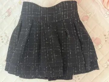 미셸 마카롱 트위드 스커트