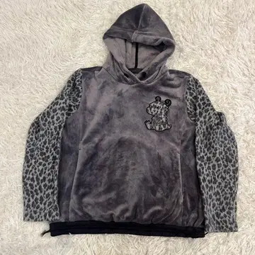 DANCE WITH DRAGON 댄스위드드래곤 니트 절개 후드티