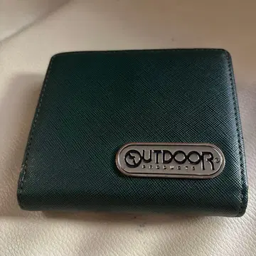 OUTDOOR 다크 그린 접이식 지갑
