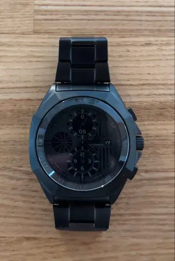 배터리 교환 완료 WIRED 크로노그래프 블랙