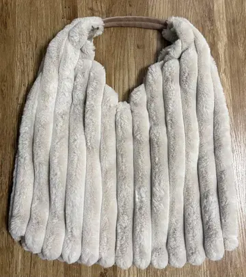 인조 모피 원숄더백 L