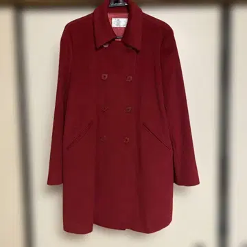 아네스 베 와인 레드 피 코트 사이즈 2