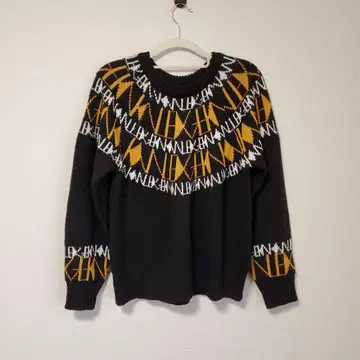 새상품급 QuizKnock 'Knowledge' 니트 M 블랙