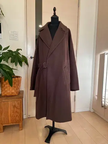 빔스 하트 코트 남성용 롱 M 브라운