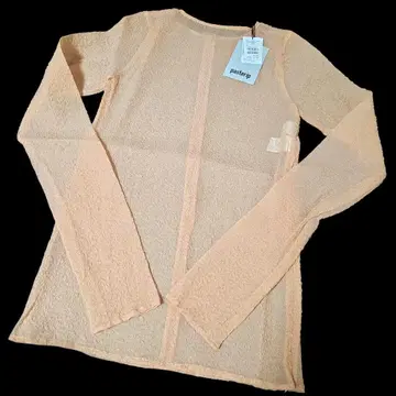 완판템 택 포함 파슬리 엠보싱 오간자 시어 튜닉 핑크 최저가 레어