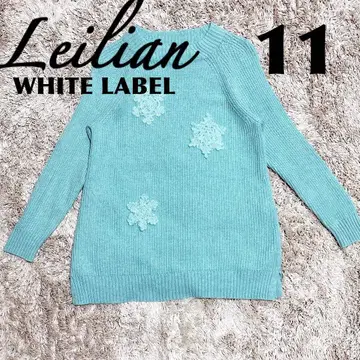 [ Lailian ] 레리안 화이트 라벨 눈송이 자수 니트 11호
