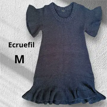[ Ecruefil ] 에크루필 니트 원피스 미니 원피스 M 사이즈