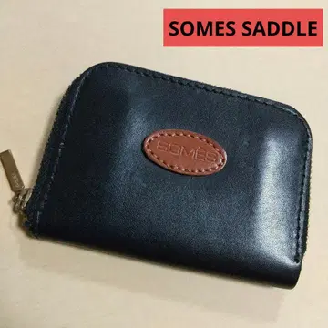 SOMES SADDLE 소메스사들 라운드 지퍼 코인 케이스