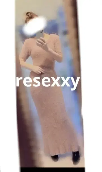resexxy 니트 롱 원피스 새상품급