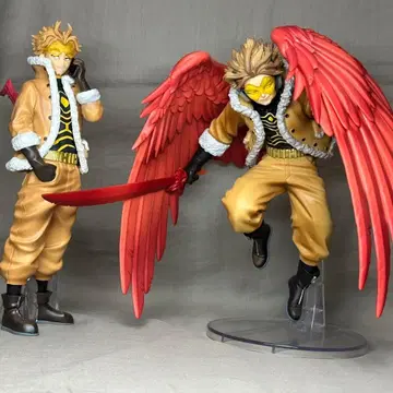 판매 종료 예정 제일복권 나의 히어로 아카데미아 호크스 피규어 2개 세트