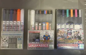 거의 미사용 Gundam Marker 3세트