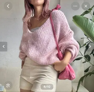 ayakawasaki 마쉬멜로우 니트 핑크