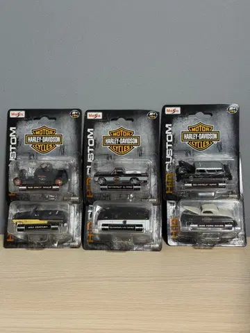 Maisto 할리데이비슨 미니카 6대 세트
