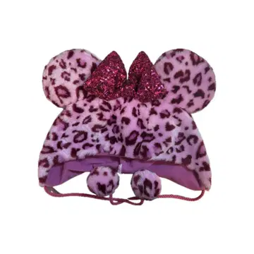 Disney 레오파드 무늬 팬 캡