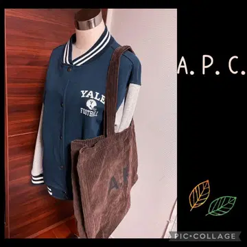 A.P.C. 토트백 코듀로이 빅 사이즈