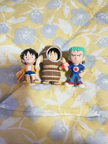 원피스 월드3 루피 피규어 하늘섬편 통 루피 외 2체