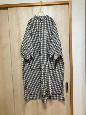 택 포함! 멀로*체크 무늬 원피스