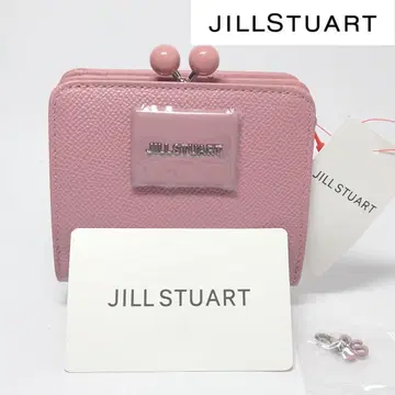 [택 포함 새상품] 질스튜어트 멜티 가마구치 접이식 지갑 핑크
