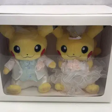 포켓몬 피카츄 웨딩 페어 봉제 인형 결혼식 BOX 포함