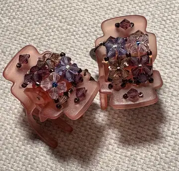 COMPLEX BIZ 헤어 클립 클리어 컬러 2개 세트