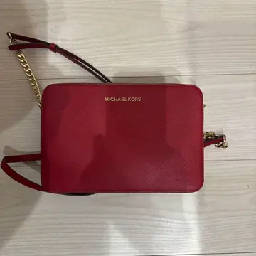 MICHAEL KORS 레드 숄더백