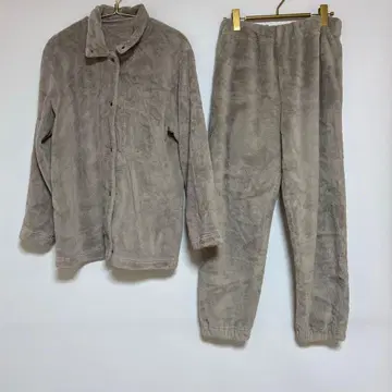 무인양품 입는 담요 파자마 남성용 M 베이지 그레이지