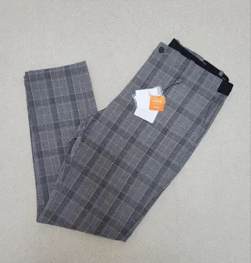 PLST 웜 리저브 슬림 팬츠 XL 그레이 계열 체크