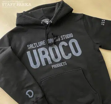UROCO x 격류회 속기모 스태프 후드티 XXL