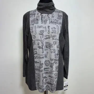 일본제 새상품 따뜻한 소재 절개 튜닉 사이드 셔링 그레이