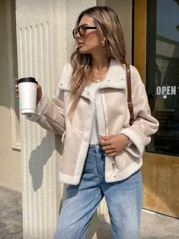 보아 플리스 애프리콧