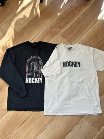 HOCKEY 롱T & 티셔츠 2개 세트 L