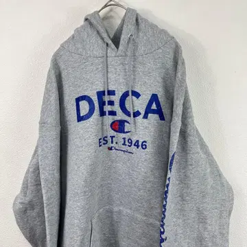 USA 구제 의류 챔피온 champion 칼리지 로고 그레이