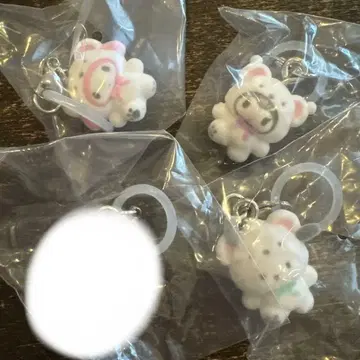 산리오 메지루시 액세서리 복슬복슬 스노우 묶음 판매