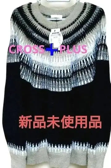 CROSS PLUS 니트 스웨터 미사용 새상품